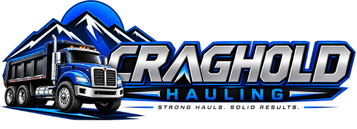 Craghold Hauling logo - Strong Hauls. Solid Results.